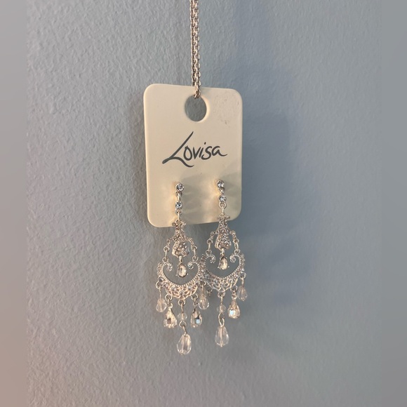 Silver dangle earrings - Picture 3 of 4